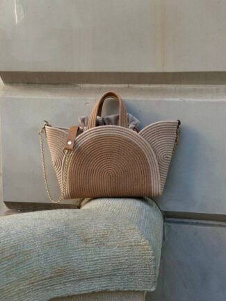 SOFI karmel + łańcuszek ze skórą